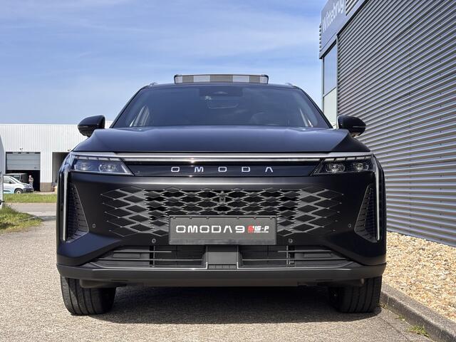 Omoda 9 SHS Premium Plug-In Hybride Automaat met 1100 km Range, Lederen bekleding, Elektrsiche stoelverstelling voor en achter Uit voorraad leverbaar!
