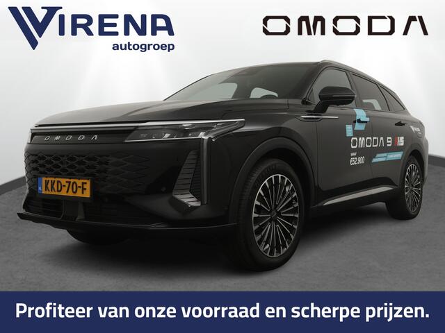 Omoda 9 SHS 1.5T-GDi SHS-P Premium - DEMO - Panoramadak - 140km actieradius plug in hybride - Parkeerhulp voor en achter - 7 jaar Fabrieksgarantie