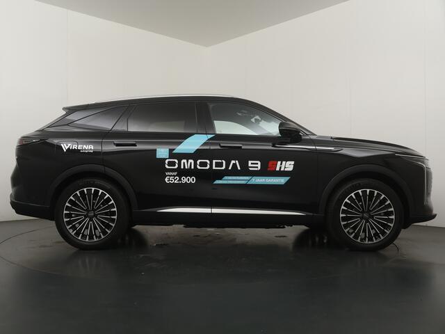 Omoda 9 SHS 1.5T-GDi SHS-P Premium - DEMO - Panoramadak - 140km actieradius plug in hybride - Parkeerhulp voor en achter - 7 jaar Fabrieksgarantie