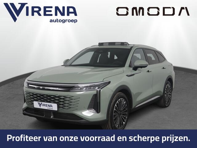Omoda 9 SHS 1.5T-GDi SHS-P Premium - Panoramadak - 140km actieradius plug in hybride - Parkeerhulp voor en achter - Direct leverbaar