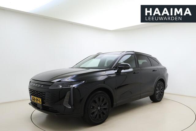 Omoda 9 SHS 1.5T-GDi SHS-P Premium 5p | Nog 6 jaar fabrieksgarantie | Tot 145 km volledig elektrisch rijden | Tot 1100 km gecombineerd rijden | 537 pk | Schuif/ kanteldak | Adaptive cruise control | Climate control | Lederen bekleding | Verwarmbare stoelen voor & achter | Apple Carplay/Android Auto