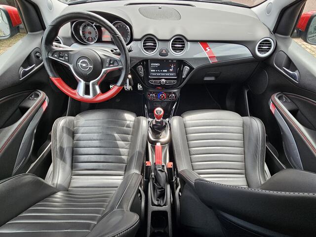 Opel ADAM 1.4 Turbo S LEDER RECARO SCHAALSTOELEN|CRUISE CONTROL|STOEL&STUURVERWARMING|GETINT GLAS|USB|BLUE TOOTH|18 INCH VELGEN Maandag tot Vrijdag geopend van 09.00 tot 20.00 uur en Zaterdag van 09.00 tot 18.00 uur