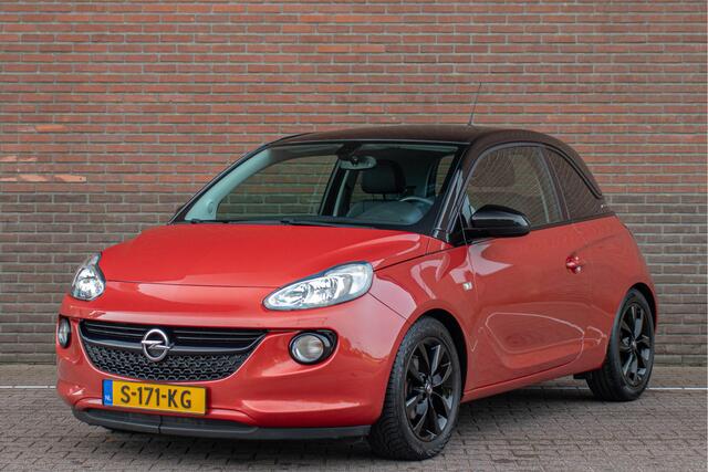 Opel ADAM 1.2 Jam, Carplay, Half leder, PDC, Navigatie, Bluetooth, Airco, Cruise control.