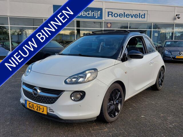 Opel ADAM 1.0 Turbo 116pk Unlimited | Cabriodak | Navi | Clima | Cruise | Dodehoek+Licht+Regensensor | Pdc V+A+Assist | Stoel+Stuurwielverwarming | Privacy Glass | Mistlampen | 16''lm