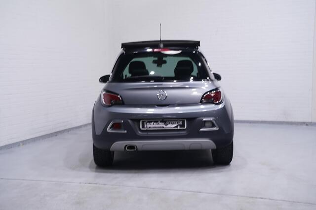 Opel ADAM 1.0 Turbo Rocks BlitZ NAP 17"lmv climate-controlle navi-fullmap electrisch-vouwdak multifunctioneel-stuurwiel apple-carplay cruise-controlle stoel-stuurverwarming private-glas camera