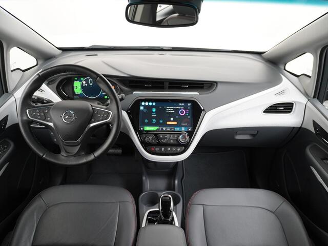 Opel AMPERA Ampera-e Business executive 60kWh Leder Apple Carplay Android Auto Bose®-Sound Cruise Control Ecc Camera Voorstoelen+Stuur verwarmd Keyless WiFi Xenon Verkeersbordlezer Led parkeer-assistent Sensor dodehoek DAB Dodehoek detector Unieke km stand!