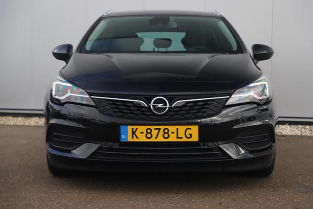 Opel ASTRA Sports Tourer 1.2 Elegance 146PK Keyless 16 inch LMV Navigatie Carplay Android Sportstoelen Clima Cruise Achteruitrijcamera Rijstrooksensor