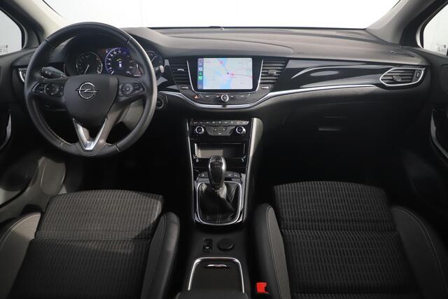 Opel ASTRA Sports Tourer 1.2 Elegance 146PK Keyless 16 inch LMV Navigatie Carplay Android Sportstoelen Clima Cruise Achteruitrijcamera Rijstrooksensor