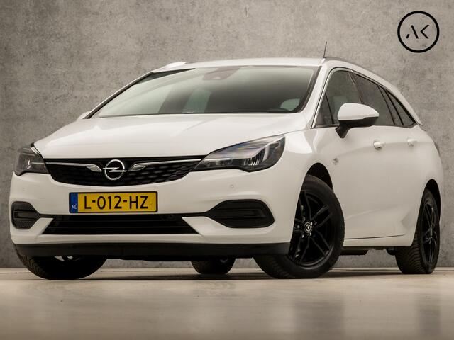 Opel ASTRA Sports Tourer 1.2 Elegance (APPLE CARPLAY, NAVIGATIE, CLIMATE, CAMERA, ADAPTIVE CRUISE, LEDER, SPORTSTOELEN, GETINT GLAS, LM VELGEN, NIEUWSTAAT)