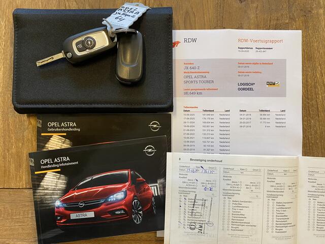 Opel ASTRA Sports Tourer 1.0 Edition Clima, DAB+, Navi, CC, PDC, Schuif/Kanteldak,LM, Trekh, - Inruil Mogelijk -