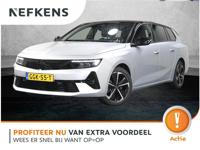 Opel ASTRA Sports Tourer 1.2 136PK Turbo Hybrid GS Automaat | head-up display | 360° Camera | Navigatie | Stoel/Stuur verwarmd | AGR Bestuurdersstoel | Adaptive CruiseControl | AppleCarPlay/AndroidAuto | Two-Tone | Isofix | Privacy Glass |
