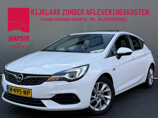 Opel ASTRA BWJ 2020 1.2 131 PK Elegance Bomvol! LEDER | STOELVERW. + VENTI. | MEMORY FUNCTIE | STUURVERW. | LED | NAVI | CLIMA | CRUISE