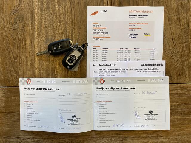 Opel ASTRA Sports Tourer 1.0 Online Edition Clima, Navi, CC, DAB+, PDC v/a, LM, Trekh, nw. APK - Inruil Mogelijk -