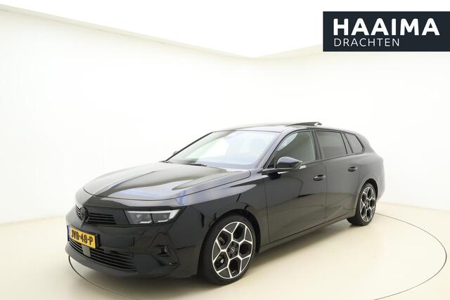 Opel ASTRA Sports Tourer 1.2T 130pk Automaat Ultimate | Schuif/-kanteldak| Navigatie | 360 Camera | AGR Comfortstoelen| Stuur & Stoel Verwarming |