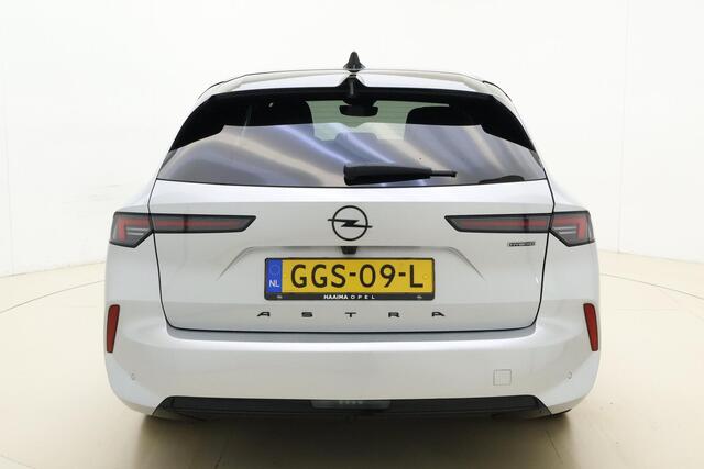 Opel ASTRA Sports Tourer 1.2 Turbo 145pk Hybrid GS | Navigatie | Stoel & Stuurverwarming | Keyless | Lichtmetalen velgen | Extra getint glas | Camera | Climate control | Zwart dak
