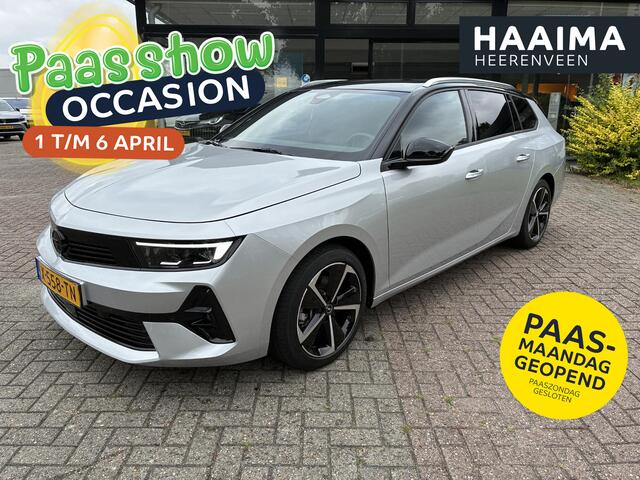 Opel ASTRA Sports Tourer Turbo 130pk GS | 360 Parkeercamera | Adapt. Cruise control | Stoel- en stuurverwarming | Draadloze telefoonlader | Apple Carplay/Android Auto | Full LED | Keyless