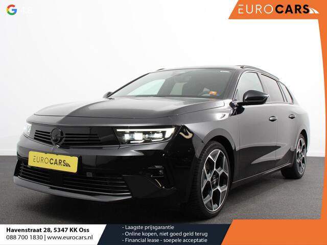 Opel ASTRA Sports Tourer 1.2 Turbo 130pk Automaat Ultimate Panoramadak Navigatie Apple Carplay/Android Auto 360 Camera Parkeersensoren Adaptive Cruise Control Full LED Stoel-en stuurverwarming Virtual Cockpit Climate Control Lichtmetalen velgen
