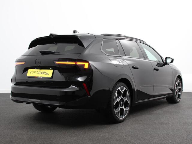 Opel ASTRA Sports Tourer 1.2 Turbo 130pk Automaat Ultimate Panoramadak Navigatie Apple Carplay/Android Auto 360 Camera Parkeersensoren Adaptive Cruise Control Full LED Stoel-en stuurverwarming Virtual Cockpit Climate Control Lichtmetalen velgen