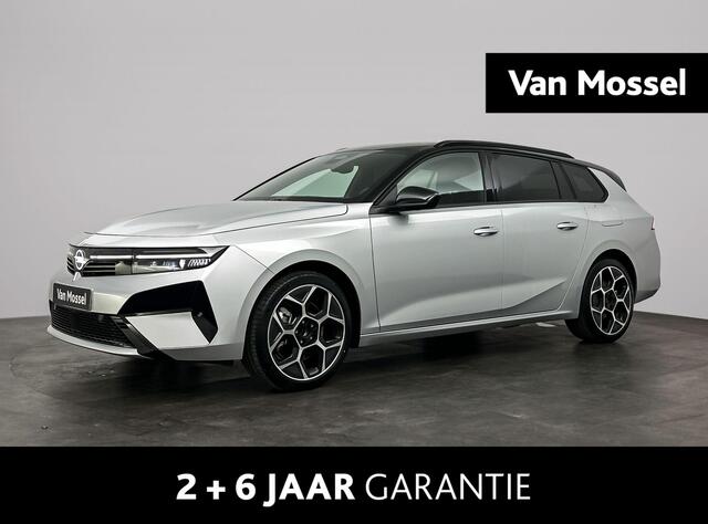 Opel ASTRA Sports Tourer 1.6 Turbo Plug In Hybrid Ultimate | NEW ASTRA NU IN DE SHOWROOM! | 360 Camera | Navigatie | AGR-Stoelen | PANO | Sensoren Voor&Achter | Suede Bekleding | Apple Carplay&Android Auto | 18'' | 2 + 6 jaar speciale garantie!