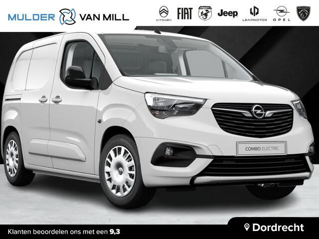 Opel COMBO Combo-e L1 50 kWh 136 PK | Houten afwerking laadruimte | Exterieur Pakket | NAVI | Carplay | Parkeersensoren achter | Licht- en regensensor | Elektrisch inklapbare spiegels | Comfortstoel bestuurder | Lederen stuurwiel met stuurwielbediening | Stuurverwar