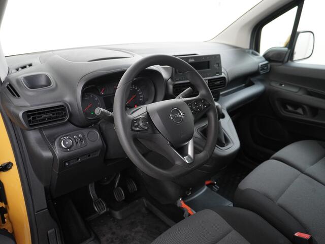 Opel COMBO 1.5CDTI EURO6 10x Op voorraad! 3-Pers. ECC Cruise Control Bluetooth Elektr.ramen Elektr.spiegels+Verwarmd Centr.Vergr+ab. L1H1 Edition Schuifdeur Betonplex vloer Lat om Lat betimmering Allesdragers 3 zit