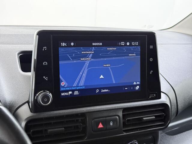 Opel COMBO 1.5D 131PK Automaat L2H1 Navi Airco Pdc Dakdragers Apple Carplay Android Auto Cruise DAB Edition Schuifdeur Betonplex Wandbetimmering Bott Inbouwkast Regen-Lichtsensor 1e Eigenaar Origineel Nederlandse Bedrijfswagen