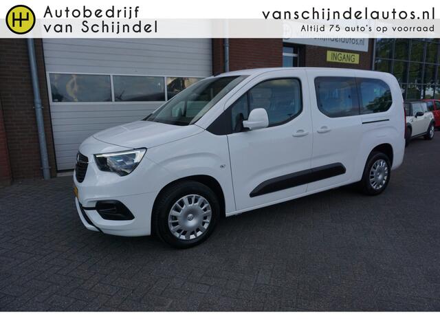 Opel COMBO TOUR 1.2 Turbo L2H1 7 PERSOONS 7 STOELEN EDITION NAVIGATIE ANDROID-APPLECARPPLAY AIRCO CRUISECONTROL BLUETOOTH PARKEERSENSOREN RIJSTROOKSENSOR 2X SCHUIFDEUR ELECTR.RAMEN-SPIEGELS