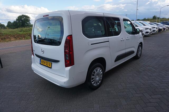 Opel COMBO TOUR 1.2 Turbo L2H1 7 PERSOONS 7 STOELEN EDITION NAVIGATIE ANDROID-APPLECARPPLAY AIRCO CRUISECONTROL BLUETOOTH PARKEERSENSOREN RIJSTROOKSENSOR 2X SCHUIFDEUR ELECTR.RAMEN-SPIEGELS
