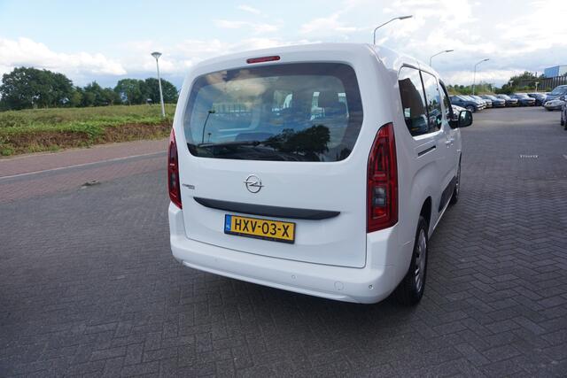 Opel COMBO TOUR 1.2 Turbo L2H1 7 PERSOONS 7 STOELEN EDITION NAVIGATIE ANDROID-APPLECARPPLAY AIRCO CRUISECONTROL BLUETOOTH PARKEERSENSOREN RIJSTROOKSENSOR 2X SCHUIFDEUR ELECTR.RAMEN-SPIEGELS