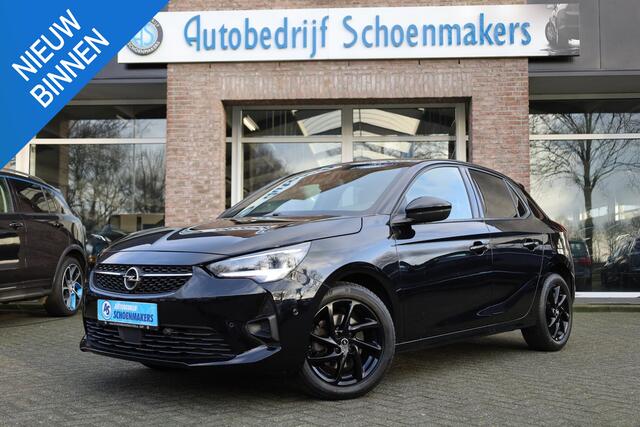 Opel CORSA 1.2 Turbo GS AUTOMAAT+130PK! CAMERA CARPLAY STOELVERW. DAB CRUISE 2xPDC KEYLESS RIJBAANDETECTIE FLIPPERS ZWARTE-HEMEL