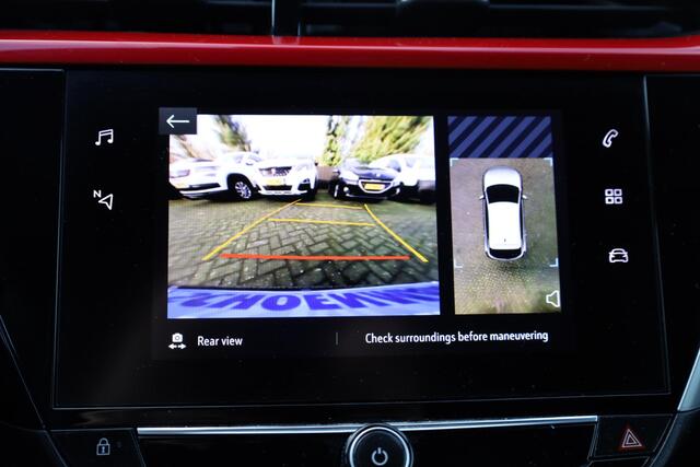 Opel CORSA 1.2 Turbo GS AUTOMAAT+130PK! CAMERA CARPLAY STOELVERW. DAB CRUISE 2xPDC KEYLESS RIJBAANDETECTIE FLIPPERS ZWARTE-HEMEL