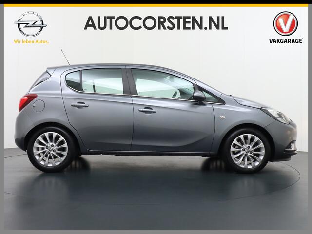 Opel CORSA 5Drs 1.0Turbo 90PK Innovation Ecc Stoel+Stuurverwarming Apple Carplay Android Auto Regen-Lichtsensor Pdc Led DimmendeB.Spiegel Lmv 16" Winterpakket 1+2 Bluetooth Voorruit verwarmbaar 100% Dealeronderhouden! Zeer Compleet!