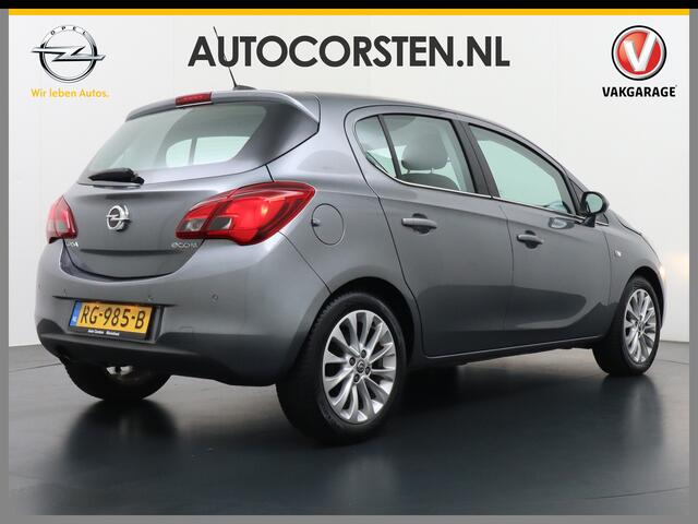 Opel CORSA 5Drs 1.0Turbo 90PK Innovation Ecc Stoel+Stuurverwarming Apple Carplay Android Auto Regen-Lichtsensor Pdc Led DimmendeB.Spiegel Lmv 16" Winterpakket 1+2 Bluetooth Voorruit verwarmbaar 100% Dealeronderhouden! Zeer Compleet!