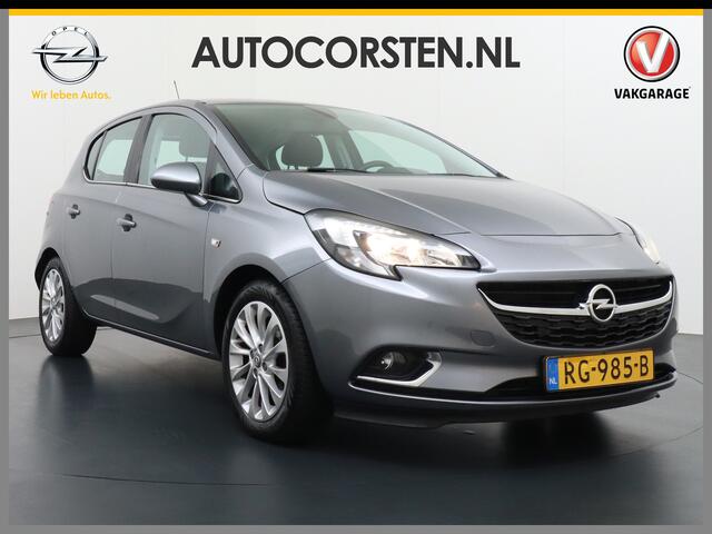 Opel CORSA 5Drs 1.0Turbo 90PK Innovation Ecc Stoel+Stuurverwarming Apple Carplay Android Auto Regen-Lichtsensor Pdc Led DimmendeB.Spiegel Lmv 16" Winterpakket 1+2 Bluetooth Voorruit verwarmbaar 100% Dealeronderhouden! Zeer Compleet!