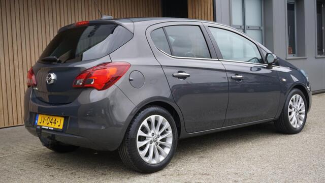 Opel CORSA 1.4 90pk Automaat 5Drs Innovation H-Leder Xenon Stoel & Stuurverwarming 16inch LM Trekhaak TomTom Clima *1e eigenaar* 37528km!