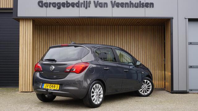 Opel CORSA 1.4 90pk Automaat 5Drs Innovation H-Leder Xenon Stoel & Stuurverwarming 16inch LM Trekhaak TomTom Clima *1e eigenaar* 37528km!
