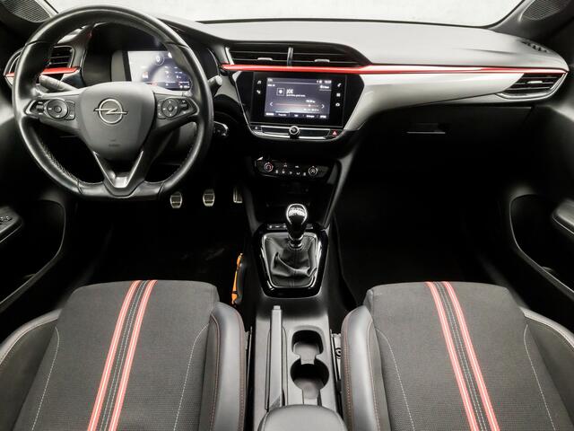 Opel CORSA 1.2 GS Line (VIRTUAL COCKPIT, APPLE CARPLAY, GROOT NAVI, 360 CAMERA, GETINT GLAS, LEDER, SPORTSTOELEN, CRUISE, LED KOPLAMPEN, LANE ASSIST, NIEUWSTAAT)