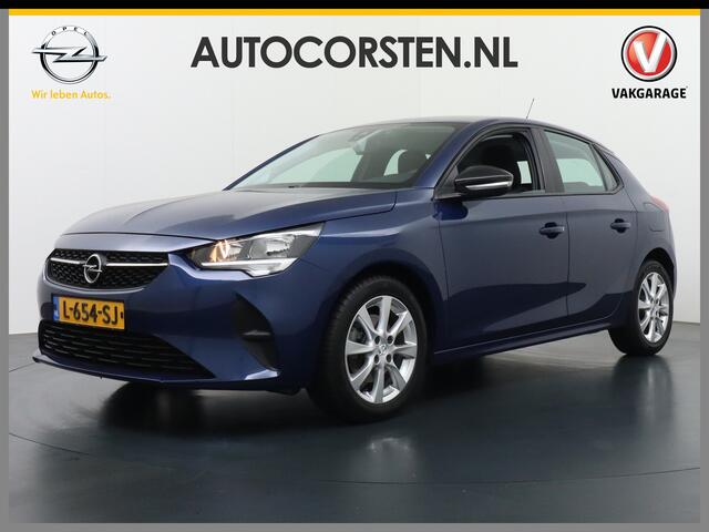 Opel CORSA 1.2T 101PK 5Drs Edition Apple Carplay Android Auto Navi* Airco Cruise Control Lmv 16" Pdc Lane Assist Lichtsensor Verkeersbord detectie Esp Bleutooth (*Navi via app)