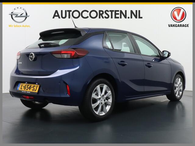 Opel CORSA 1.2T 101PK 5Drs Edition Apple Carplay Android Auto Navi* Airco Cruise Control Lmv 16" Pdc Lane Assist Lichtsensor Verkeersbord detectie Esp Bleutooth (*Navi via app)