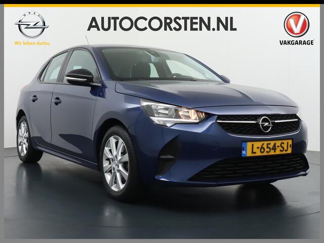 Opel CORSA 1.2T 101PK 5Drs Edition Apple Carplay Android Auto Navi* Airco Cruise Control Lmv 16" Pdc Lane Assist Lichtsensor Verkeersbord detectie Esp Bleutooth (*Navi via app)