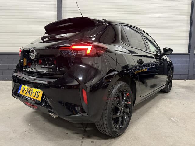 Opel CORSA 1.2 GS Line 100PK 32DKM!/CARPLAY/LED/SPORTSTOELEN/CRUISE/16"LMV/PRIVACY/PARKEERSENSOREN/CARBON-BLACK