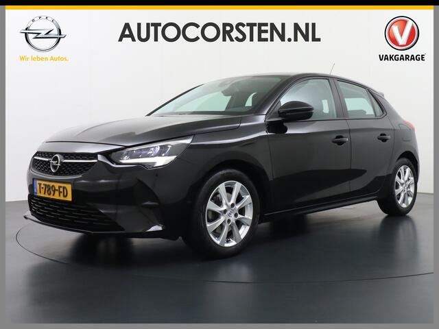 Opel CORSA 1.2I 101PK 5Drs Autom.8 Apple Carplay Android Airco Navi* Cruise control Pdc DAB Auto Stuurverwarming Regen-Lichtsensor Edition Schakelflippers Led Lmv 16" ESP Edition+ Pakket Spoorassistent Bluetooth Verkeersbord detectie 1.065kg Nieuwprijs ¤29.236,-
