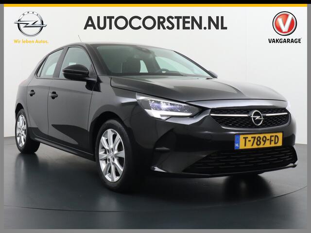 Opel CORSA 1.2I 101PK 5Drs Autom.8 Apple Carplay Android Airco Navi* Cruise control Pdc DAB Auto Stuurverwarming Regen-Lichtsensor Edition Schakelflippers Led Lmv 16" ESP Edition+ Pakket Spoorassistent Bluetooth Verkeersbord detectie 1.065kg Nieuwprijs ¤29.236,-
