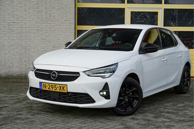 Opel CORSA 1.2 5drs GS Line BJ2022 Lmv 16" | Led V+A | Pdc | Navi | App-Connect | Virtual cockpit | Airco | Cruise control | Sportstoelen | Zwarte hemel | Getint glas