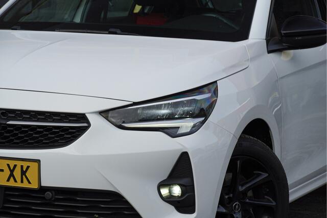 Opel CORSA 1.2 5drs GS Line BJ2022 Lmv 16" | Led V+A | Pdc | Navi | App-Connect | Virtual cockpit | Airco | Cruise control | Sportstoelen | Zwarte hemel | Getint glas