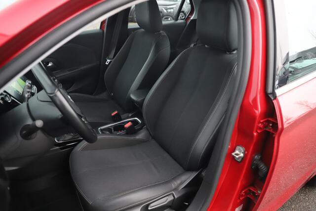 Opel CORSA 1.2 Elegance 102PK Lesauto Dubbele Bediening Half Leder 16 inch LMV Keyless Virtual Cockpit Climate Cruise Control Navigatie Achteruitrijcamera LED Parkeersensors Dodehoek