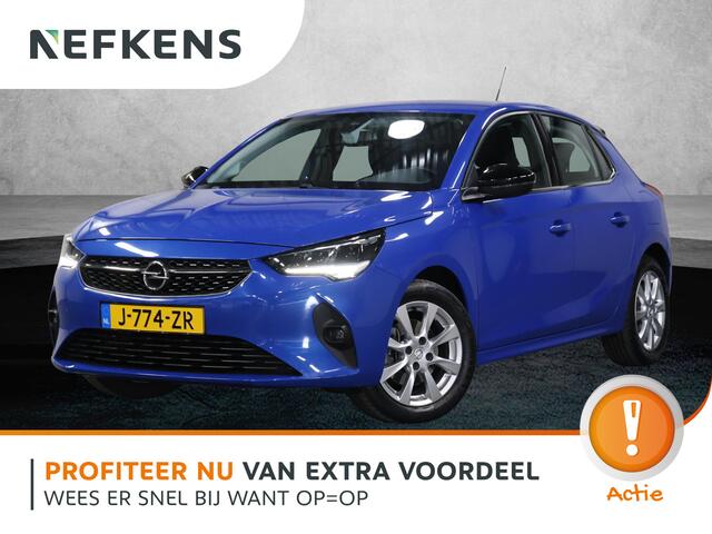 Opel CORSA 100PK Elegance | 1ste eigenaar | Trekhaak | LEER/Stof | Armsteun | AppleCarPlay/Android | AUTOMAAT | Airco | Cruise Control | Isofix | DAB Radio | LM Velgen |