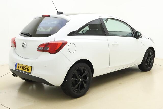 Opel CORSA 1.4 Black Edition | Navigatie | Airco | Cruise control | Lichtmetalen velgen | Parkeersensoren | Zwart dak