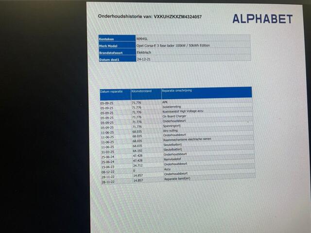 Opel CORSA Electric Edition 50 kWh 3 Fase - Carplay, Cruise, Clima