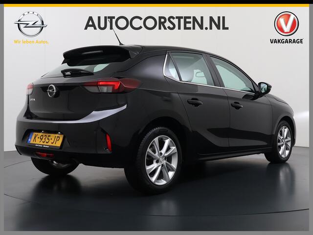 Opel CORSA 1.2T 101PK Navi PDC-a+v 360°Camera Airco Apple Carplay Android 1/2 LeerCruise Control Pdc Elegance Distributie bij 91.000km vervangen! Lane Assist Isofix Led Regen-Lichtsensor Lmv Chroompakket 1e Eigenaar Origineel Nederlandse Auto Incl. volledige onderho